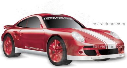 Mô hình Porsche 911 Turbo lắp ráp từ Mega Bloks 95778