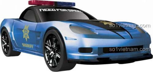 Mô hình xe cảnh sát Chevrolet Corvette ZR1 Mega Bloks 95779