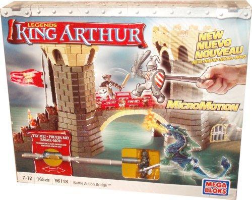 Hộp đồ chơi Mega Bloks Legends King Arthur Battle Action Bridge 96118