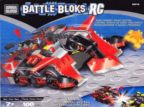 Bộ lắp ghép Xe Ủi Đất Điều Khiển Từ Xa Mega Bloks 9616 RC cho bé trai 7 tuổi, đồ chơi lắp ráp chất lượng cao giá tốt.