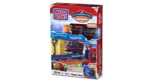 Bộ đồ chơi Mega Bloks 96611 Nhà ga sửa chữa Chuggington cho bé trai 3 tuổi, với hệ thống lắp ráp dễ dàng, giúp bé phát triển kỹ năng vận động. Giá tốt.
