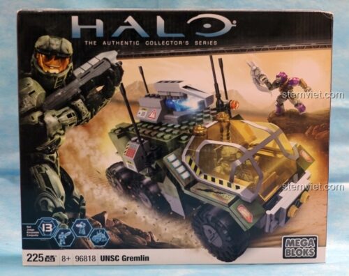 Đồ chơi mô hình Mega Bloks 96818 Xe chiến đấu Halo Wars với 226 mảnh, chất lượng cao