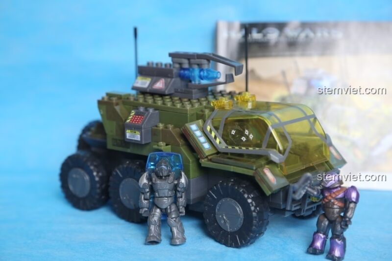 Mô hình hoàn chỉnh Xe UNSC Gremlin Mega Bloks 96818 cùng minifigures, sẵn sàng chiến đấu