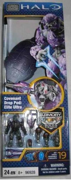 Bộ đồ chơi Covenant Drop Pod Mega Bloks 96928 Elite Ultra, mô hình chiến binh Halo cho con trai 8 tuổi, giá tốt.