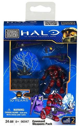 Bộ đồ chơi Mega Bloks 96947 Halo Combat Elite Weapons Pack 24 mảnh ghép cho bé trai 8 tuổi, giá tốt