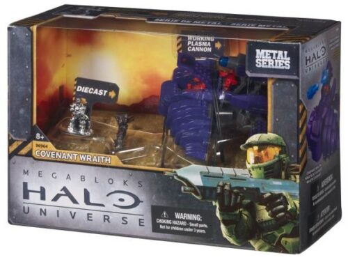Bộ đồ chơi Mega Bloks 96964 Chiến cơ U Linh Covenant, mô hình diecast với pháo plasma hoạt động, phù hợp cho bé trai 8 tuổi, giá tốt.