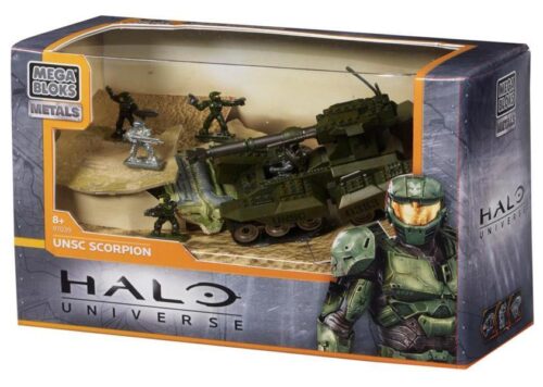 Bộ lắp ghép Mega Bloks 97039 Xe tăng UNSC Scorpion, đồ chơi mô hình kim loại giá tốt cho bé trai 8 tuổi.