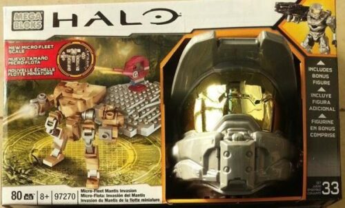 Bộ đồ chơi Mega Bloks 97270 Robot Mantis Halo Wars giá tốt cho bé trai 8 tuổi, mô hình chiến đấu Mantis với 80 mảnh ghép chất lượng cao.