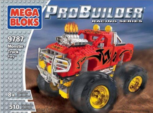 Bộ đồ chơi Mega Bloks 9787 Xe Tải Quái Vật Cuồng Nộ 510 mảnh ghép, đồ chơi lắp ráp Mega Bloks cho bé trai 8 tuổi, giá tốt
