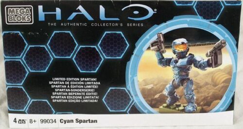 Bộ đồ chơi Mega Bloks 99034 Spartan Xanh Lam Phiên Bản Giới Hạn, mô hình nhân vật Halo Wars cho bé trai 8 tuổi, chất lượng cao, giá tốt.
