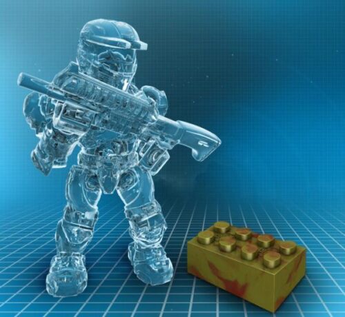 Bộ đồ chơi Chiến Binh Spartan Mega Bloks 99035-2 tàng hình, mô hình lắp ráp chất liệu trong suốt cho bé trai 8 tuổi, giá tốt.