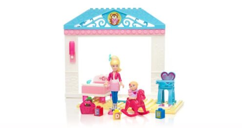 Bộ lắp ghép Barbie Chăm Sóc Em Bé Mega Bloks CND46 cho bé gái 4 tuổi, đồ chơi lắp ghép giá tốt, giúp bé phát triển tư duy sáng tạo.