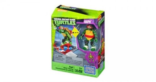 Bộ đồ chơi Raph Ninja Rùa Mega Bloks DMX32, mô hình Raph luyện tập trượt ván, đồ chơi lắp ghép cho con trai 5 tuổi, giá tốt