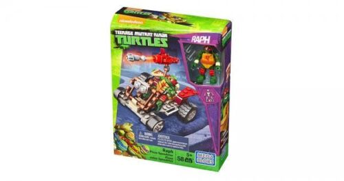 Bộ lắp ghép Xe đua Pizza của Raph Mega Bloks DPF60, đồ chơi lắp ráp cho bé trai 5 tuổi, chất lượng cao, giá tốt