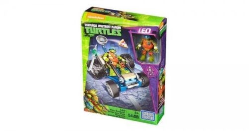 Bộ lắp ghép Mega Bloks DPF62 Xe Pizza Leonardo 54 mảnh ghép, đồ chơi mô hình Ninja Rùa Leo cho bé trai 5 tuổi, giá tốt