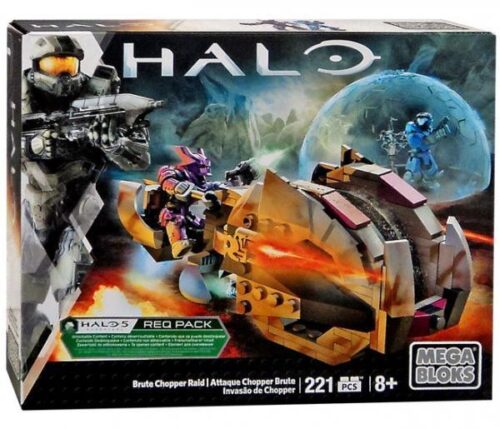 Bộ lắp ghép Mega Bloks DPJ91 Xe Chopper Brute chủ đề Halo, đồ chơi lắp ráp cho con trai 8 tuổi, giá tốt.