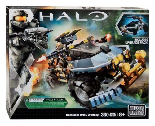 Bộ lắp ghép Mega Bloks DPJ92 Xe UNSC Warthog Chế Độ Kép 330 mảnh, đồ chơi lắp ráp Mega Bloks DPJ92 chất lượng cao cho bé trai 8 tuổi, giá tốt