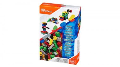 Hộp khối lắp ghép sáng tạo Mega Bloks DYG88 240 mảnh ghép, đồ chơi giáo dục cho bé 5 tuổi, giúp phát triển tư duy sáng tạo, giá tốt.