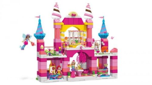 Bộ lắp ghép Lâu đài kẹo ngọt Mega Bloks FGC51, đồ chơi lắp ráp Lâu đài công chúa cho bé gái 6 tuổi, giá tốt