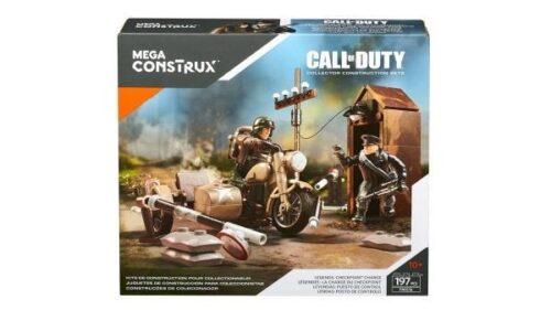 Hộp bộ đồ chơi Call of Duty FMG16 Mega Bloks, mô hình trạm kiểm soát xung phong chân thực, phù hợp bé trai 10 tuổi, giá tốt.