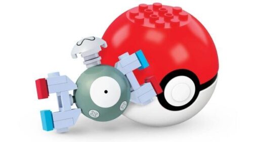 Bộ lắp ghép Mega Bloks FNL89 Pokemon Magnemite 27 mảnh ghép, đồ chơi mô hình Pokemon hệ điện thép cho bé trai 6 tuổi, giá tốt