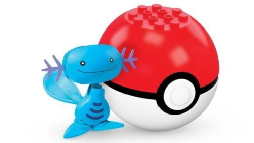 Bộ đồ chơi Mega Bloks FNL93 mô hình Wooper Pokemon 18 mảnh ghép, đồ chơi lắp ráp cho bé trai 6 tuổi, giá tốt