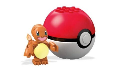 Đồ chơi lắp ráp Pokemon Charmander Mega Bloks FVK51 kèm Pokeball, đồ chơi lắp ráp FVK 51 cho bé trai và bé gái 6 tuổi, giá tốt.
