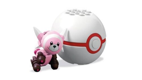 Mô hình lắp ráp Mega Bloks FVK55 Pokémon Stufful đáng yêu cùng quả cầu Poké Ball. Đồ chơi cho bé gái 6 tuổi, giá tốt.