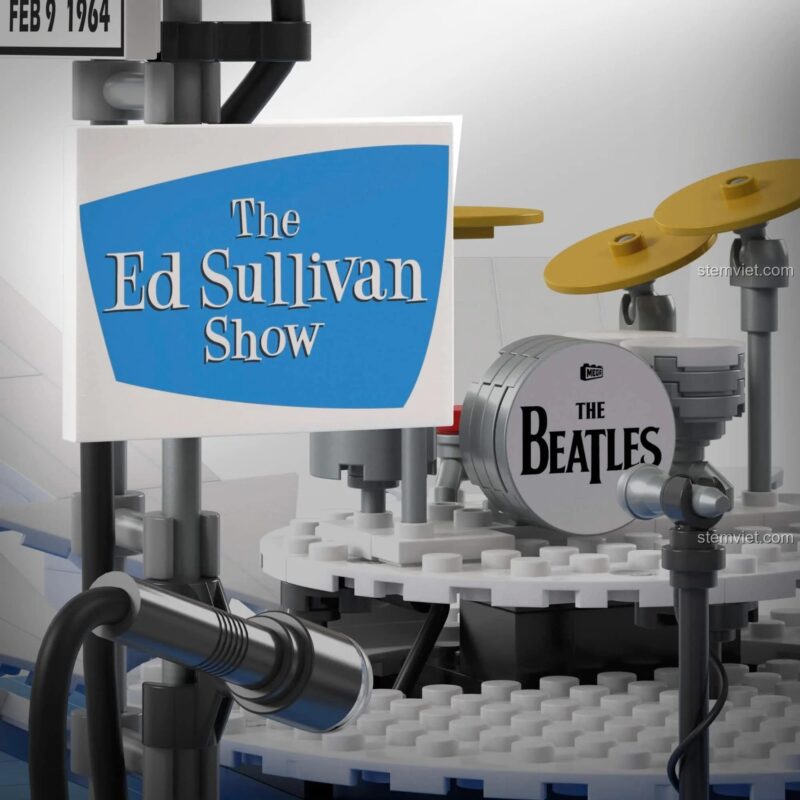 Mega Bloks Mô hình ban nhạc The Beatles, HVH42 Sân khấu biểu diễn The Beatles, tái hiện lịch sử, cho con trai 18 tuổi