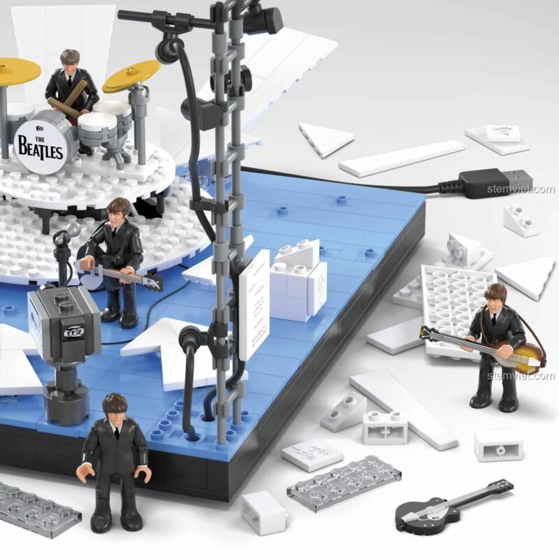 Ban nhạc huyền thoại The Beatles Mega Bloks, bộ lắp ghép HVH42, chi tiết cao, cho con trai 18 tuổi