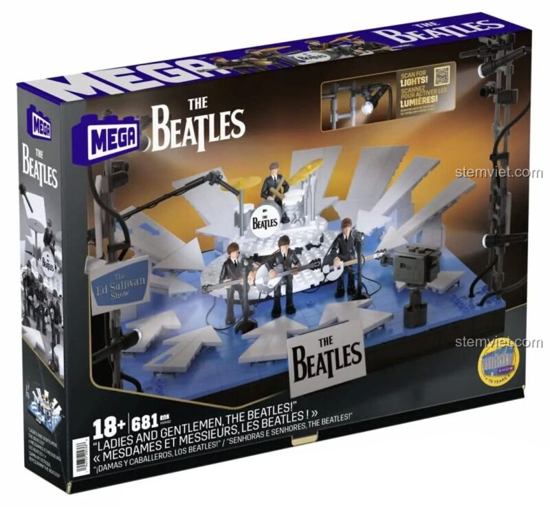 bộ xếp hình Ban nhạc huyền thoại The Beatles, Mega Bloks HVH42, cho con trai 18 tuổi, giá rẻ