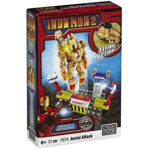 Hộp đồ chơi Mega Bloks Iron Man 2 1974 Aerial Attack