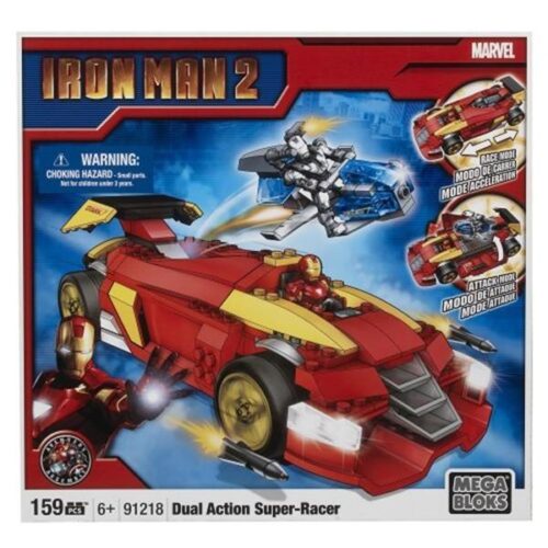 Hộp đồ chơi Mega Bloks Iron Man 2 Dual Action Super-Racer 91218
