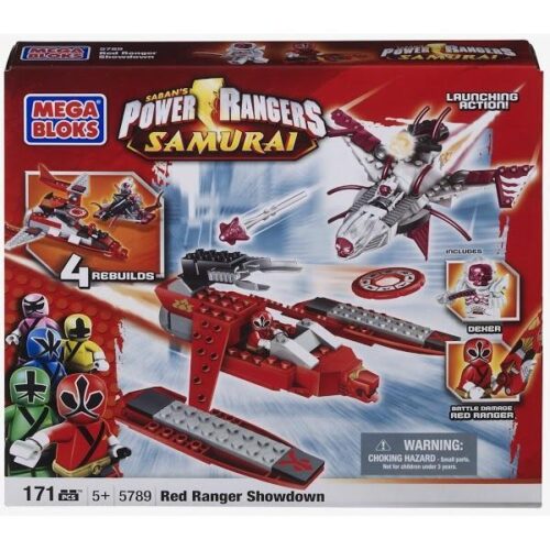 Mega Bloks Power Rangers Samurai 5789 Red Ranger Showdown - Bộ đồ chơi lắp ráp Power Rangers Samurai