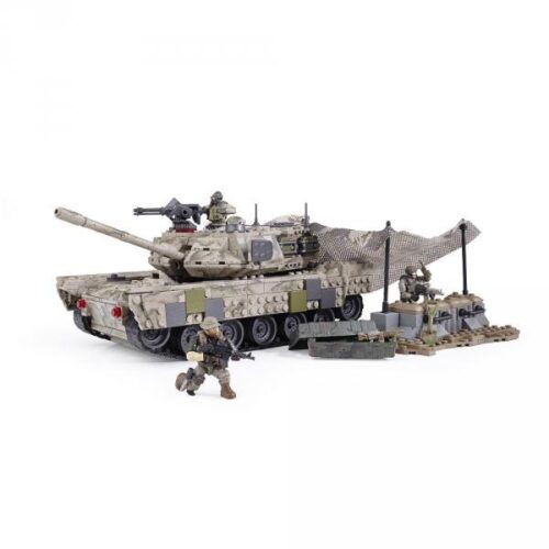Bộ lắp ghép Mega Construx 6822 Xe tăng Abrams Trạm Tiền Đồn Bọc Thép Hạng Nặng, đồ chơi mô hình quân sự cho bé trai 8 tuổi, chất lượng cao, giá tốt.