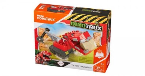 Bộ lắp ghép Mega Construx DXW44 Xe Tải Khủng Long Ty Rux Đuôi Đập, đồ chơi mô hình Khủng long Ty Rux cho bé trai 3 tuổi, giá tốt.