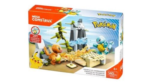 Bộ lắp ghép Mega Construx DYF10 Pokémon Squirtle Đại Chiến Charmander, đồ chơi mô hình chất lượng cao cho bé trai và bé gái 6 tuổi, giá tốt.