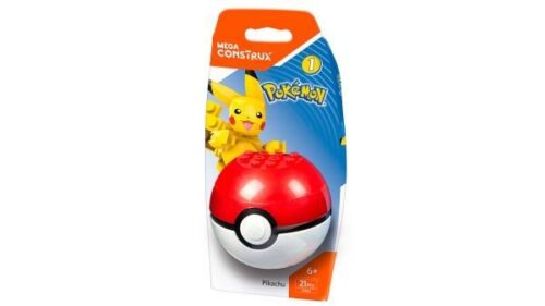 Bộ lắp ghép Pikachu Mega Construx FJN61 giá tốt cho bé 6 tuổi, đồ chơi mô hình Pikachu dễ thương