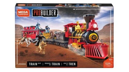 Bộ lắp ghép Mega Construx FVR42 Vụ Cướp Tàu Hỏa, đồ chơi mô hình tàu hỏa miền Tây 1329 mảnh cho bé trai 10 tuổi, giá tốt.