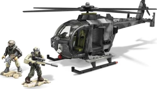 Bộ lắp ráp Trực thăng Đặc nhiệm Mega Construx GCP11 chủ đề Call of Duty với 363 chi tiết, món quà hấp dẫn cho con trai 10 tuổi.