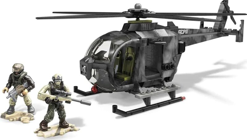 Bộ lắp ráp Trực thăng Đặc nhiệm Mega Construx GCP11 chủ đề Call of Duty với 363 chi tiết, món quà hấp dẫn cho con trai 10 tuổi.