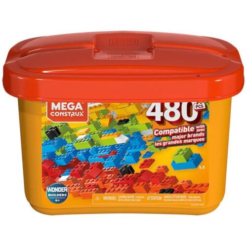 Hộp đồ chơi lắp ghép Mega Construx GJD23 480 chi tiết cho bé 4 tuổi