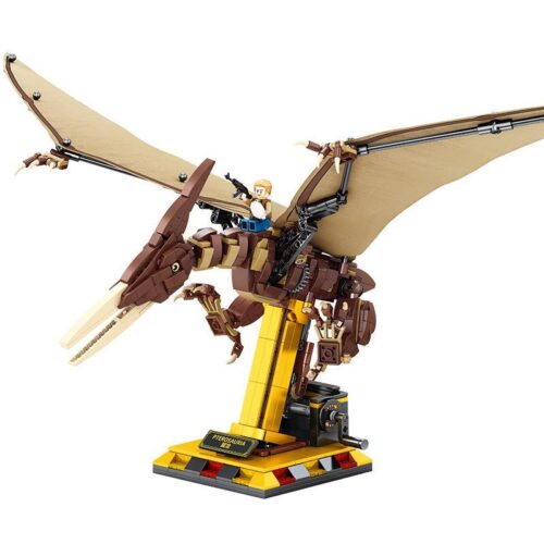 Bộ lắp ghép Khủng Long Bay Pterosauria Meiji Blocks 13006, đồ chơi mô hình Pterosauria, mô hình chi tiết cho bé trai 12 tuổi, giá tốt