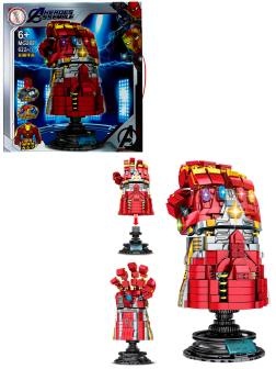 Mô hình hoàn thiện bộ lắp ráp Găng Tay Vô Cực Iron Man MG MG282, món đồ chơi mô hình hấp dẫn cho bé trai 6 tuổi.