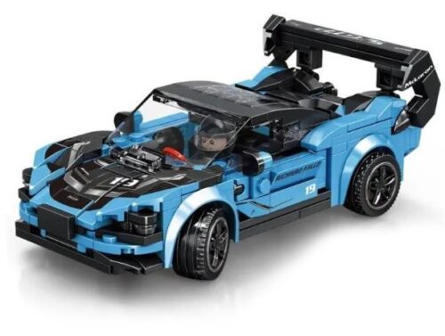 Bộ lắp ráp siêu xe McLaren 710S Mingdi 10056 màu xanh dương đen, đồ chơi mô hình xe đua cho bé trai 6 tuổi, giá tốt.