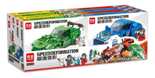 Hộp sản phẩm MingDi 10089 Speed Deformation - Robot Biến Hình Xe Đua