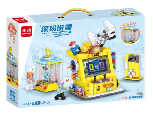 Bộ đồ chơi Phòng game Mingdi 10093 giá tốt, mô hình máy chơi game Khu phố giải trí cho bé trai và bé gái 6 tuổi, chất lượng cao.