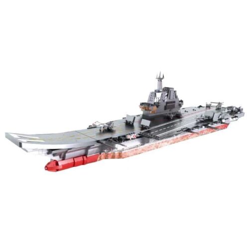 Mô hình Tàu sân bay Sơn Đông K0117 Mingdi chi tiết cao, bộ lắp ghép tàu chiến cho bé trai 6 tuổi, giá tốt