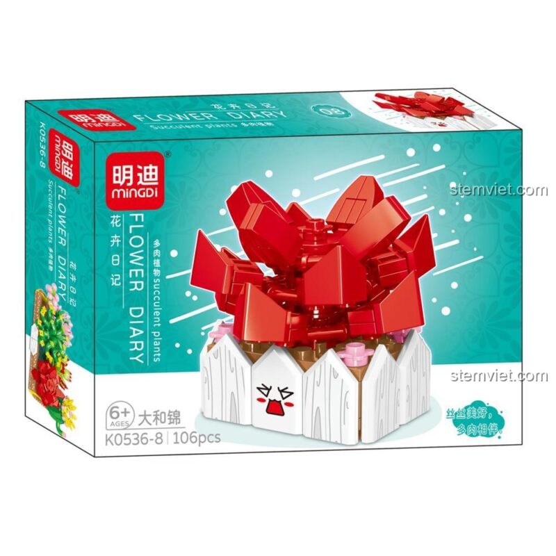 Mô hình cây cẩm thạch Yamato Mingdi K0536-8, hoàn thiện bộ lắp ghép cây mọng nước Mingdi K0536, chất lượng cao.