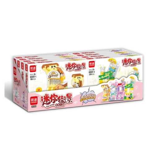 Hộp sản phẩm bộ lắp ghép Cửa hàng mini Mingdi K0691 cho bé gái 6 tuổi, giá rẻ.